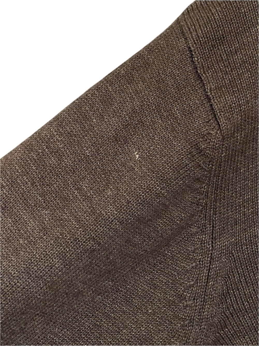 Oscar de la Renta Chocolate Brown Windowpane Sweater XL Preppy Old Money Grandpa - Picture 6 of 8
